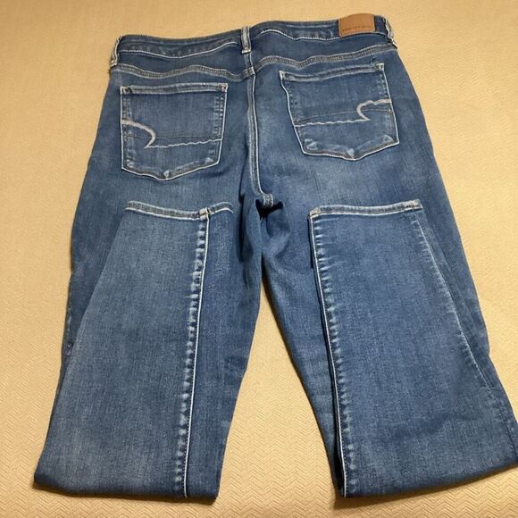 AE Next Level Stretch High Waist Jegging With Exposed Button Fly 16 - Picture 2 of 8